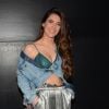 Jade Magalhães usou lingerie e brilho em show de Luan Santana nesta sexta-feira, 26 de outubro de 2018