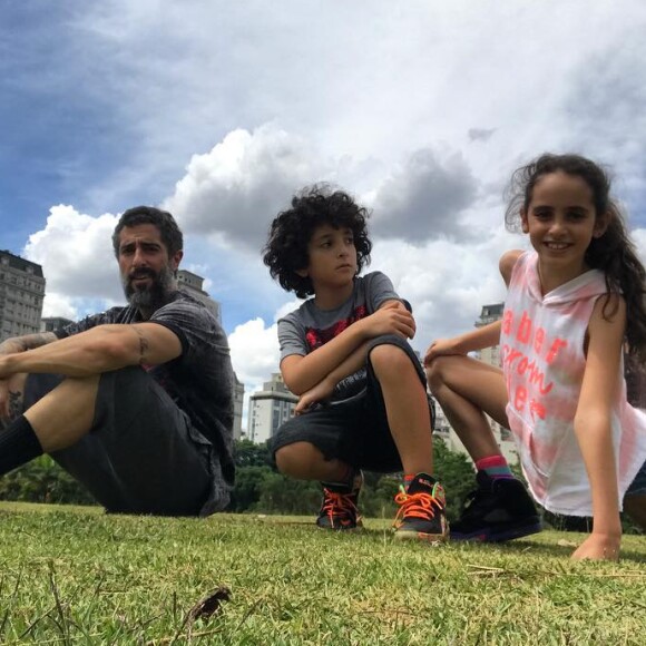 Marcos Mion também é pai de Donatella, de 10 anos, e Stefano, de 9