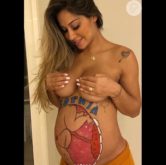 Mayra Cardi deu à luz Sophia há uma semana