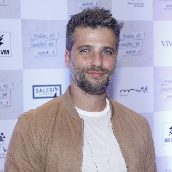 Bruno Gagliasso na sessão para convidados do filme 'Todas As Canções de Amor'