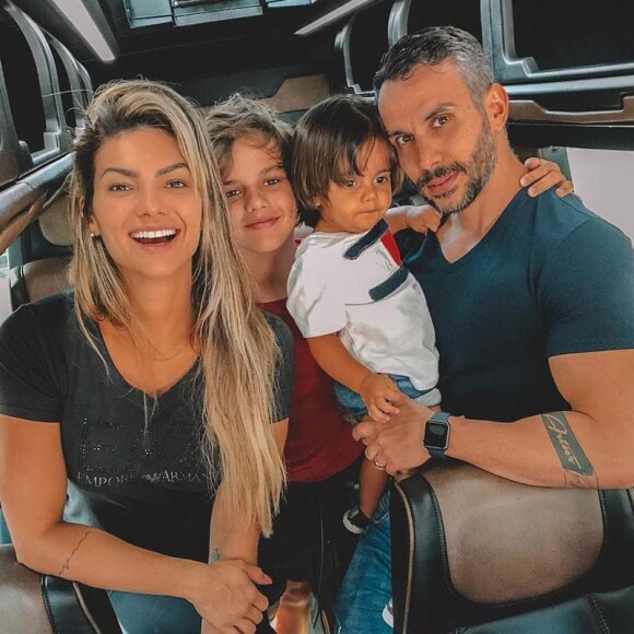 Kelly Key também é mãe de Jaime Vitor, de 13 anos, e Artur, de apenas um ano