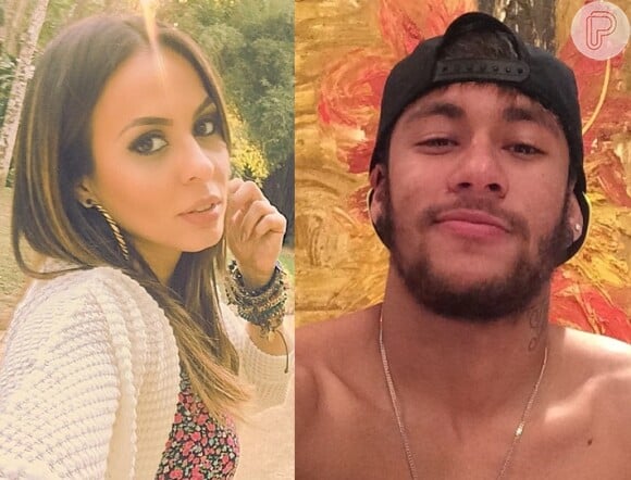 Neymar está tendo affair com Alinne Rosa, ex-vocalista da banda Cheiro de Amor