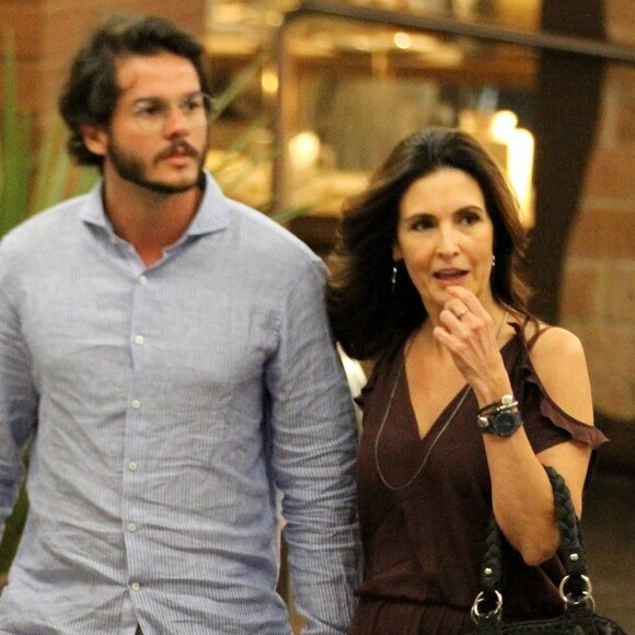 Túlio Gadêlha e Fátima Bernardes foram clicados juntos pela primeira vez em 2 de novembro de 2017