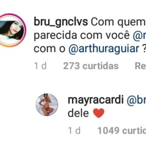 Mayra Cardi revela que Sophia se parece com Arthur Aguiar