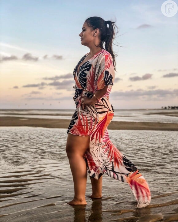 Simone está passando férias em Barra de São Miguel, no Alagoas