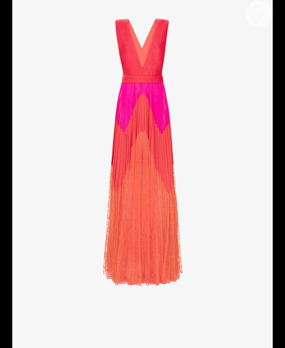 Vestido Givenchy usado por Marina Ruy Barbosa é da coleção FALL 2018