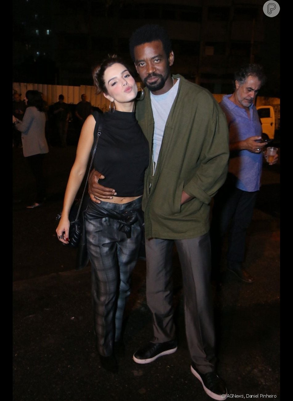 Giovanna Lancellotti e Fabrício Boliveira na despedida da novela ...