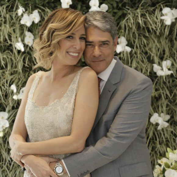 William Bonner e Natasha Dantas se casaram pela segunda vez neste sábado, 10 de novembro de 2018