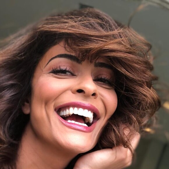Juliana Paes respondeu aos elogios de Tatá Werneck: 'Boquinha gostosinha! Eu não dou beijo técnico, não'