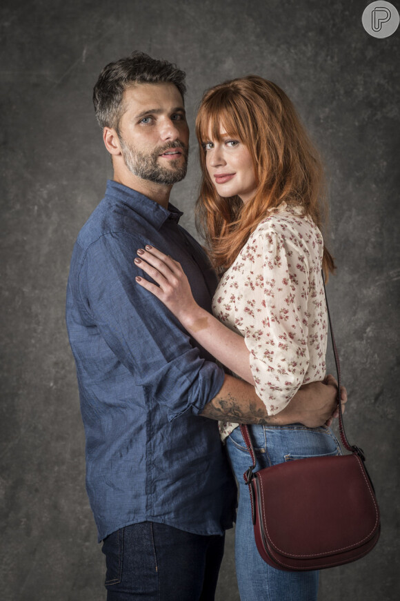 Gabriel (Bruno Gagliasso) e Luz (Marina Ruy Barbosa) estão cada vez mais próximos na novela 'O Sétimo Guardião'