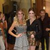 Giovanna Ewbank e Carol Celico prestigiaram o evento de lançamento da nova coleção da estilista Patrícia Bonaldi, em São Paulo