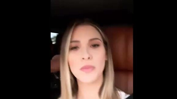 Andressa Suita canta música de Gusttavo Lima em vídeo e brinca: 'Marido correu'
