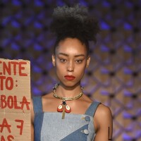 Os looks monocromáticos da primeira fashion week ecológica do Brasil