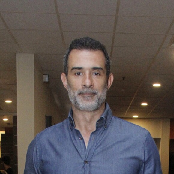 Marcos Pasquim prestigia Nicolas Prattes na pré-estreia do filme 'O Segredo de Davi', no Cinemark Downtown, na Barra da Tijuca, zona oeste do Rio de Janeiro, nesta quarta-feira, 21 de novembro de 2018