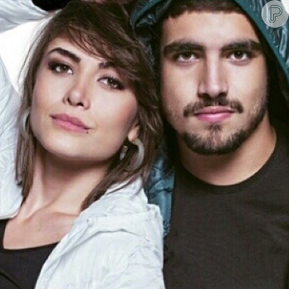 Caio Castro e Maria Casadevall se conheceram durante as gravações da novela 'Amor à Vida', que começou a ser exibida em maio de 2013