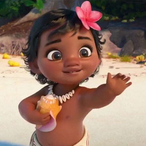 Yolanda, filha de Juliana Alves, foi comparada à princesa Moana, da Disney