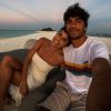 Deborah Secco comemorou ao lado de Hugo Moura seu aniversário nas Ilhas Maldivas