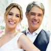 William Bonner e Natasha Dantas se casaram pela segunda vez no Rio de Janeiro