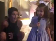 Filha de Deborah Secco canta em festa surpresa de aniversário da atriz. Vídeo!