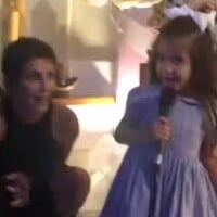 Filha de Deborah Secco canta em festa surpresa de aniversário da atriz. Vídeo!