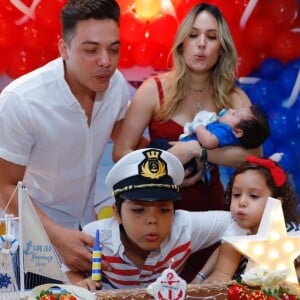 Yhudy, filho de Wesley Safadão, ganhou três festas de aniversário