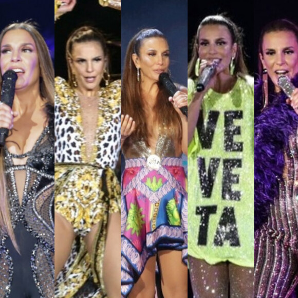 Ivete Sangalo usou cinco looks diferentes para gravar DVD 'Live Experience', relativo aos seus 25 anos de carreira