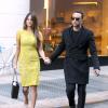 O cantor americano John Legend e sua namorada, a modelo Chrissy Teigen, marcaram presença na Nova York Fashion Week 2013