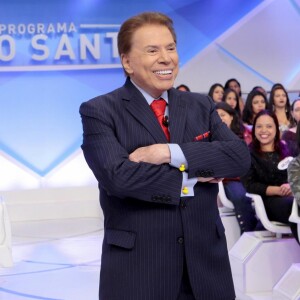 Silvio Santos foi filmado por Rodrigo Faro no enconto com o apresentador