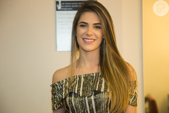 Jade Magalhães prestigiou o show do namorado em São Paulo na quinta (27)