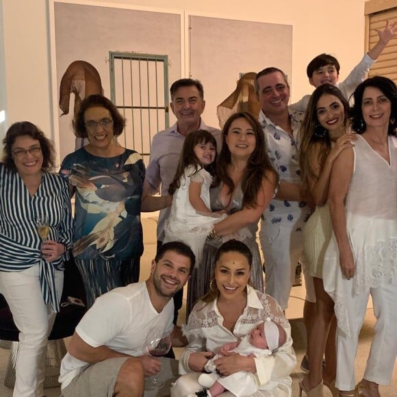 Duda Nagle e Sabrina Sato passaram a virada do ano em família 