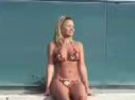 De biquíni, Eliana curte piscina nos EUA: 'Pelas lentes do Arthur'. Vídeo!