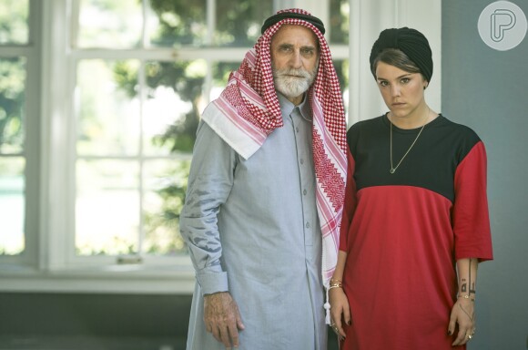 Na novela 'Órfãos da Terra', o sheik Azis Abdallah (Herson Capri) e a filha, Dalila (Alice Wegmann) integrarão o núcleo de antagonistas