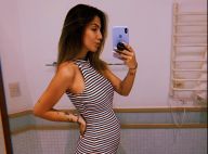 Grávida, Gabi Brandt posa de vestido justo e mostra evolução da barriga. Fotos!