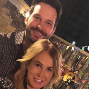 Zilu Camargo e o namorado, Marco Antonio Ruggiero, estão juntos há um ano