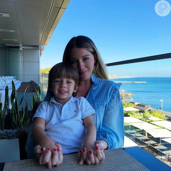Luma Costa também é mãe do pequeno Antônio, de 4 anos