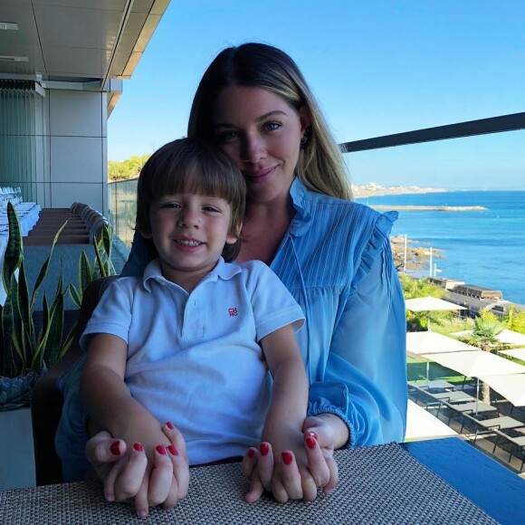 Luma Costa também é mãe do pequeno Antônio, de 4 anos