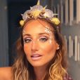 Make de Carnaval: Bruna Griphao usou sombra iluminadora e colou estrelinhas nas laterais do rosto