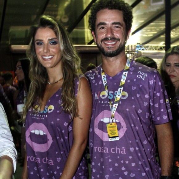 Rafa Brites também apostou na make com sombra azul para o Carnaval