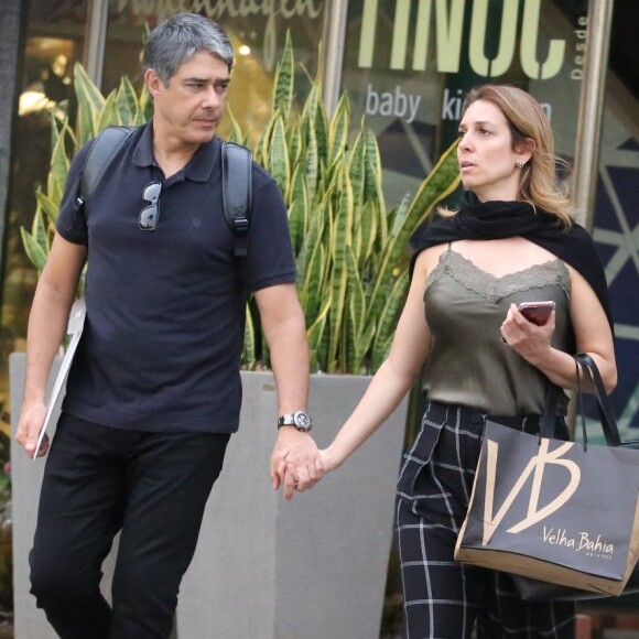 Natasha Dantas, mulher de William Bonner, retribuiu as declarações do marido na web