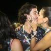 Fátima Bernardes e Túlio Gadêlha trocaram muitos beijos no Carnaval do ano passado