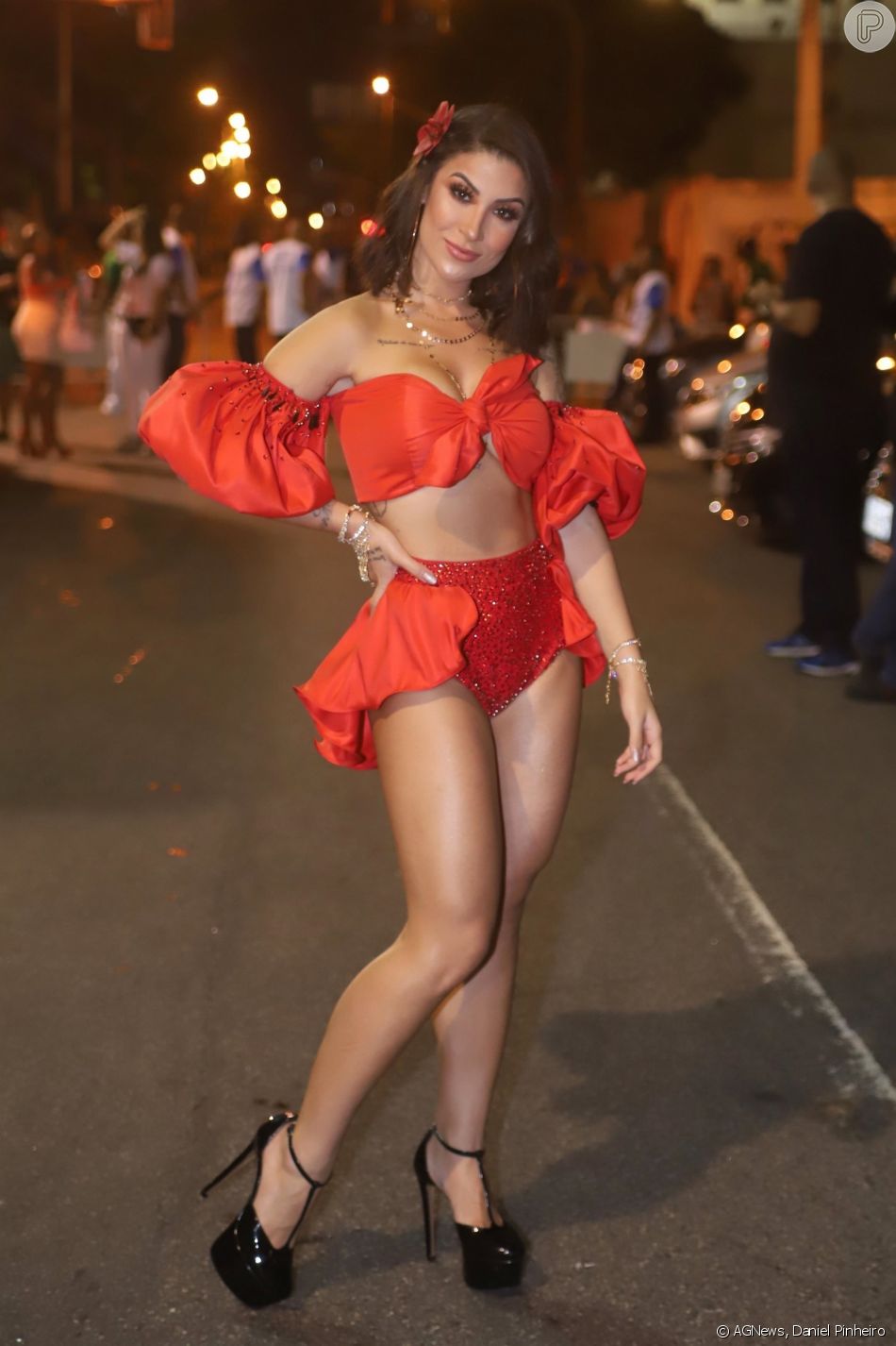 Bianca Andrade, Boca Rosa, em ensaio de Carnaval da Grande Rio. - Purepeople