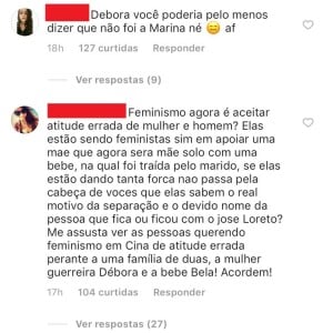 Fã sai em defesa de Débora Nascimento