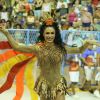Gracyanne Barbosa é rainha de bateria da escola de samba União da Ilha.