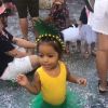Até a filhinha da Juliana Alves entrou no clima do carnaval.
