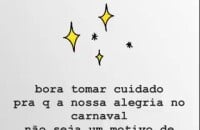 Carolina Dieckmann pede respeito durante o carnaval para o ator Fabio Assunção