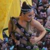Claudia Leitte se fantasiou de cobra para o segundo dia de carnaval em Salvador, nesta sexta-feira, 1º de março de 2019