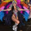 Fernanda Lacerda, a Mendigata, exibiu toda boa forma e o bronzeado em maiô supercavado durante o desfile da Gaviões da Fiel no Carnaval 2019