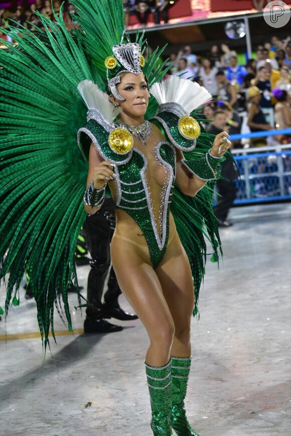 Musa da Grande Rio, no Carnaval do Rio, aposta no supercavado