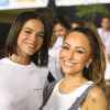 Bruna Marquezine e Sabrina Sato se encontraram em feijoada na Sapucaí