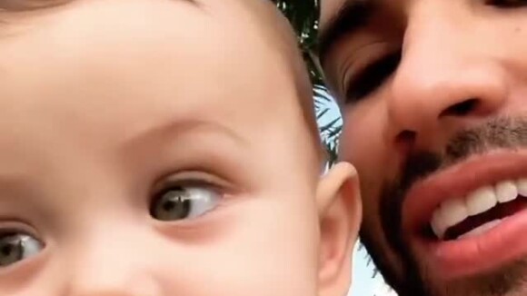 Gusttavo Lima se derrete em vídeo com o filho caçula nesta sexta-feira, dia 08 de março de 2019